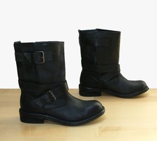 stylische Zara Biker Boots Stiefeletten Gr. 37