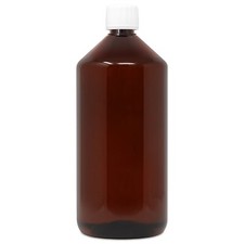 Flasche Braun mit Deckel 1 L