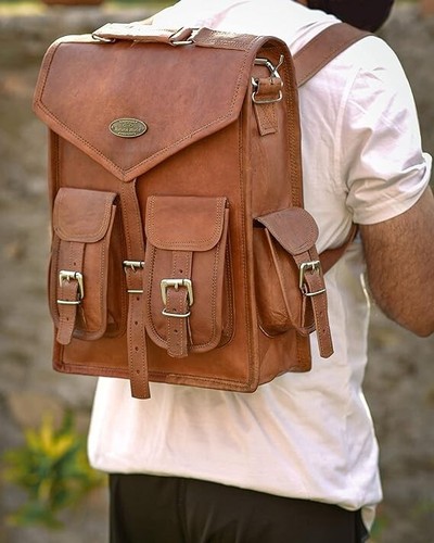 Rucksack leder laptoptasche - rucksack,