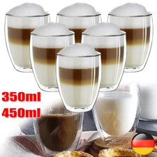 6x 350ml / 450ml Doppelwandige