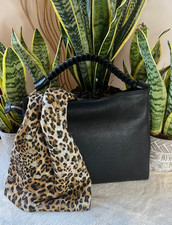 RITA Tasche Echtleder Schwarz