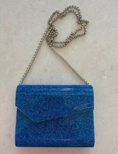 Jimmy Choo Candy Blue Electric Glitter - Mini Bag Glamour - Box, Zertifikat