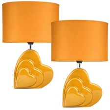 2 Tischlampen Herz