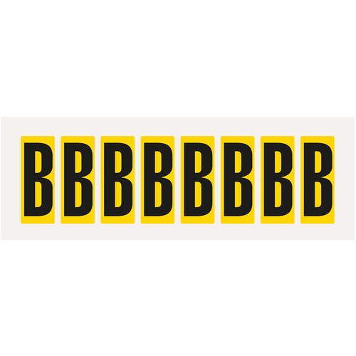 Aufkleber buchstabe - buchstabe, b