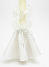 Kerzenrock Tropfschutz  zum  Kommunionkleid Kommunionskleid