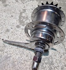 1x Hinterrad-Nabe Shimano Nexus Inter 7  SG-C3001-7C  (Rücktrittbremse)