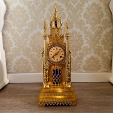 Antike Kaminuhr Uhr Gotisch