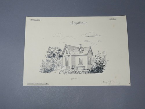 Handzeichnung architektur haus - architektur,