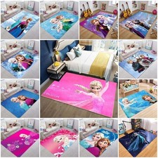 Neu Mädchen Teppich Anna Elsa Prinzessin Teppich Kinderteppich Fußmatte Türmatte