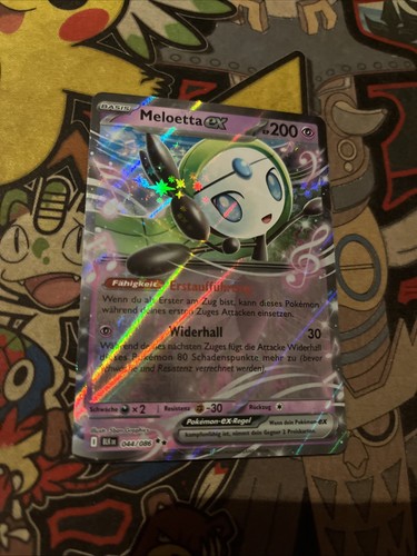 Pokemon karte meloetta - pokemon, ex