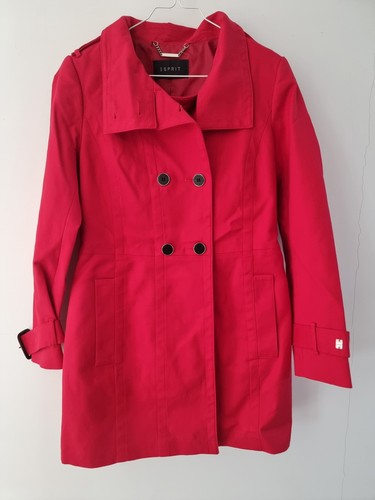 Roter kurzmantel trenchcoat - roter,