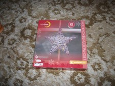 Weihnachtsstern beleuchtet mit LED Batteriebetrieben mit 6 Stunden Timer Look!