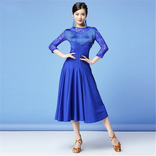 Damen spitze latein tanz kleid - tanz,