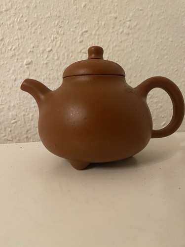 Braun ton teekanne - braun/ton/teekanne, matt/mit