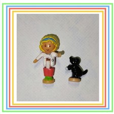 Polly Pocket 2 Figuren Pet Surgery On The Go Tierarzt Hund Bluebird 1996 vintage