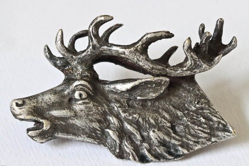 Antike jagd brosche - jagd, hirsch