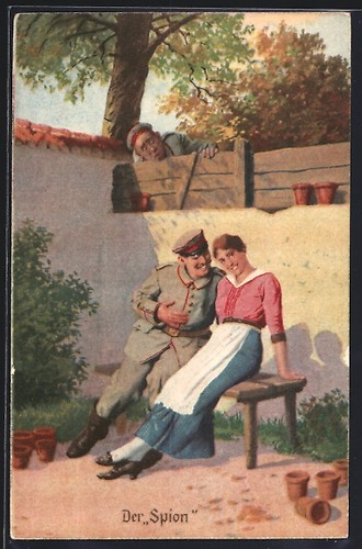 Künstler arthur thiele - künstler-ak,