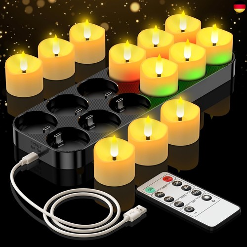 Wiederaufladbar led teelichter - wiederaufladbar,
