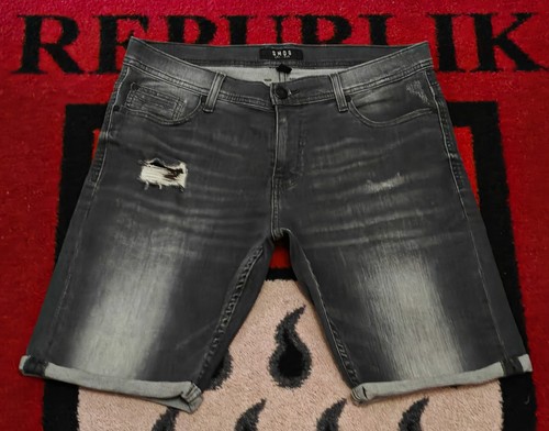 Smog usedlook shorts jeans - smog,