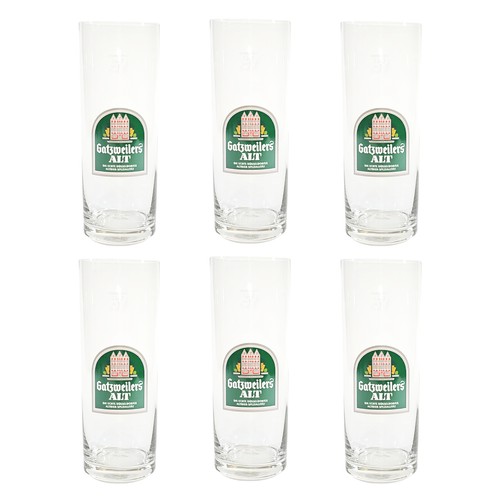 Gatzweiler altbier bierglas - 6x,