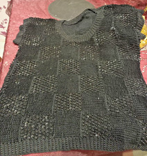 Pailletten Oberteil Damen, Gr