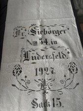 Antiker Leinensack Mehlsack
