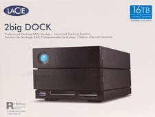 LaCie 2big Dock V2 16 TB Externe Festplatte Thunderbolt 3 USB 3.2 Gen 2 - OVP -
