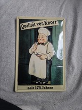 Knorr blechschild 20cm 30cm - knorr, x