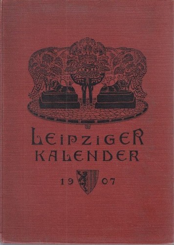 Buch leipziger kalender 1907 - buch:,