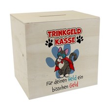 Spardose aus Holz für
