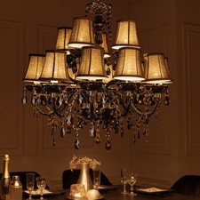 Kronleuchter BLACK CRYSTAL XL