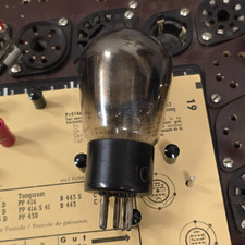 E-Röhre Telefunken RES 164 Tube 18 mA End-Pentode geprüft auf Funke W19 BL-2482