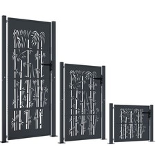 Metall Gartentor Hoftor Eingangstor Tor Gartentür Gartenpforte Stahl Anthrazit