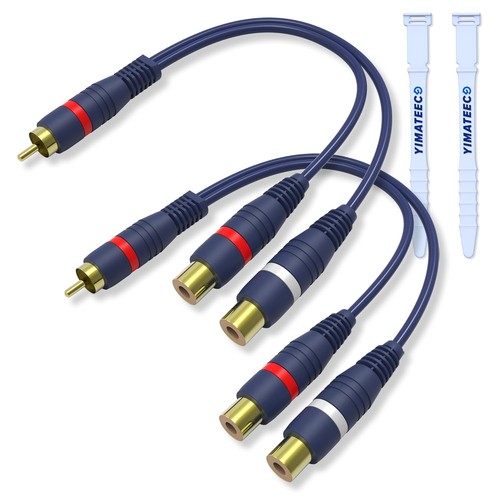 Yimateeco cinch splitter kabel - yimateeco,