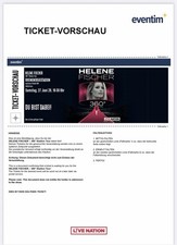 2x VIP Tickets Helene Fischer 360 Grad Stadion Tour 27.6.26 Köln Business Seats
