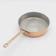 Vintage Rund Kupfer Brat