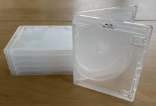 6x Blu-Ray Hülle | 14 mm | Leerhülle für 2 Discs | Transparent | Keep Case