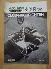 CLUB NACHRICHTEN - AUTO UNION