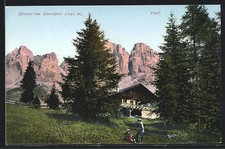 Ansichtskarte Karerpass, Blick