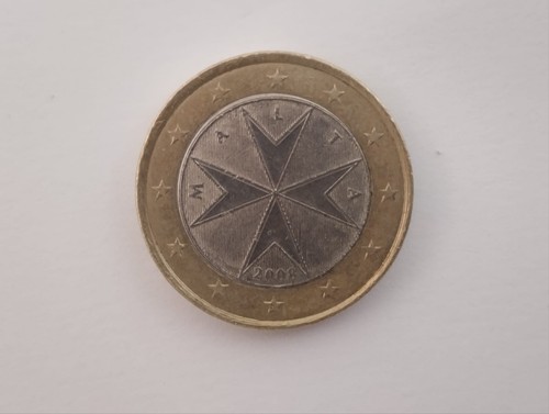 Münze malta 2008 f - 1€,
