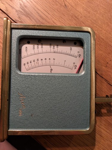 Vintage briefwaage arca 500 - vintage,