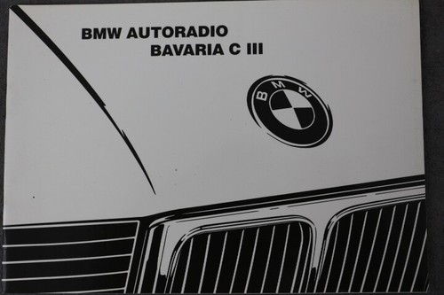 Bmw autoradio bavaria - bmw, iii