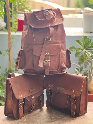 Leder motorrad sattel tasche - leder,