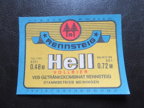 Rennsteig hell vollbier veb - rennsteig, hell,vollbier,veb