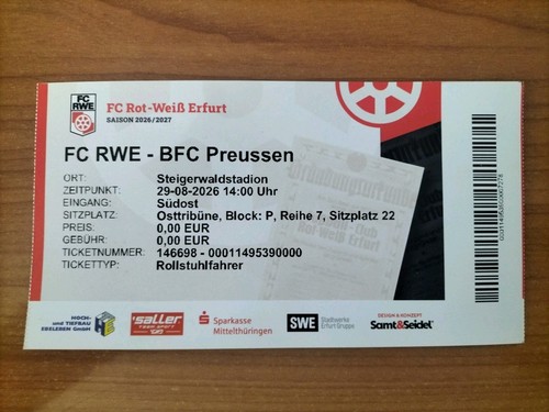 Sammler ticket fc rot - sammler,