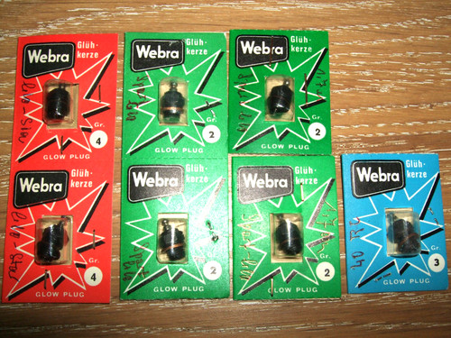 Vintage webra glühkerzen neu - vintage,