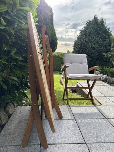 Gartentisch holz braun - holz, oval