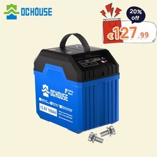 12V 100Ah Tragbare Lithiumbatterie Stromversorgung DC/TypC Anschlüssen