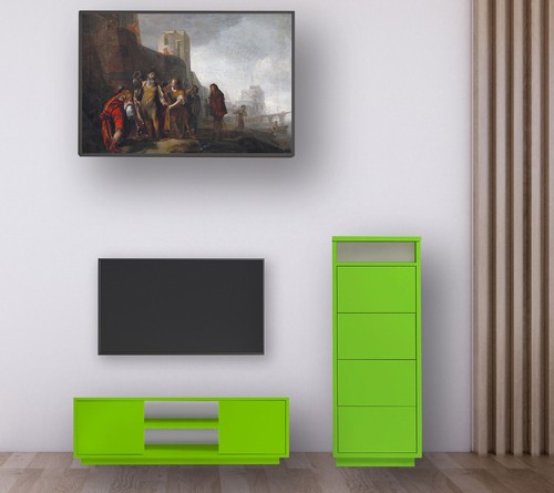 Wohnwand set modern teilig - set,