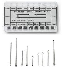 360 x Uhr Edelstahl Armband Verbindung Splint Reparatur Uhrmacherwerkzeug 8-25mm